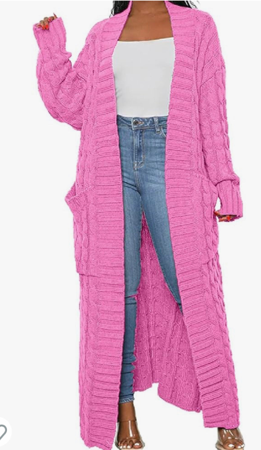 Pink Cardigan