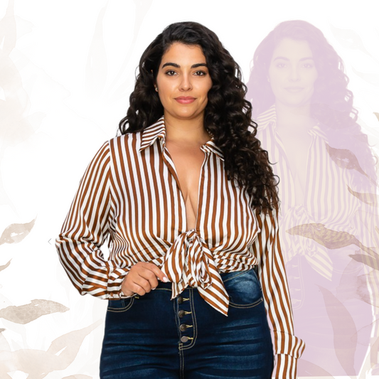 Brown Chic Blouse