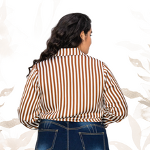 Load image into Gallery viewer, Brown Chic Blouse
