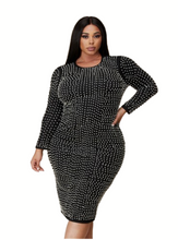 Load image into Gallery viewer, So Claire | Nude &amp; Black Dress
